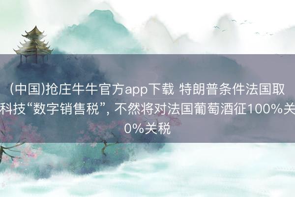 (中国)抢庄牛牛官方app下载 特朗普条件法国取消科技“数字销售税”， 不然将对法国葡萄酒征100%关税